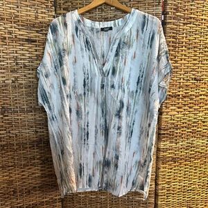 Oddy Women's Multicolor Abstract Top 3x Sleeveless